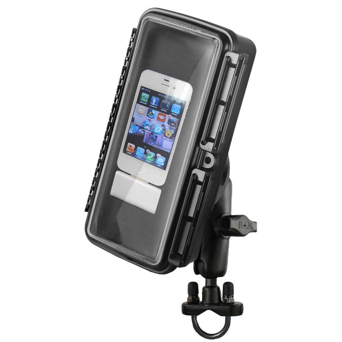 RAM® Aqua Box® met stuur-U-bouthouder voor grote toestellen