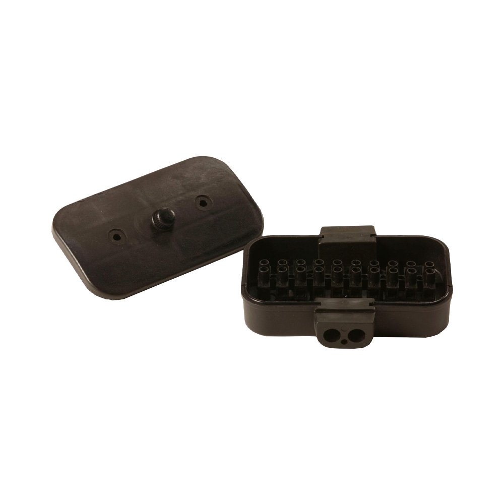 Verdeeldoos 10-polig pvc