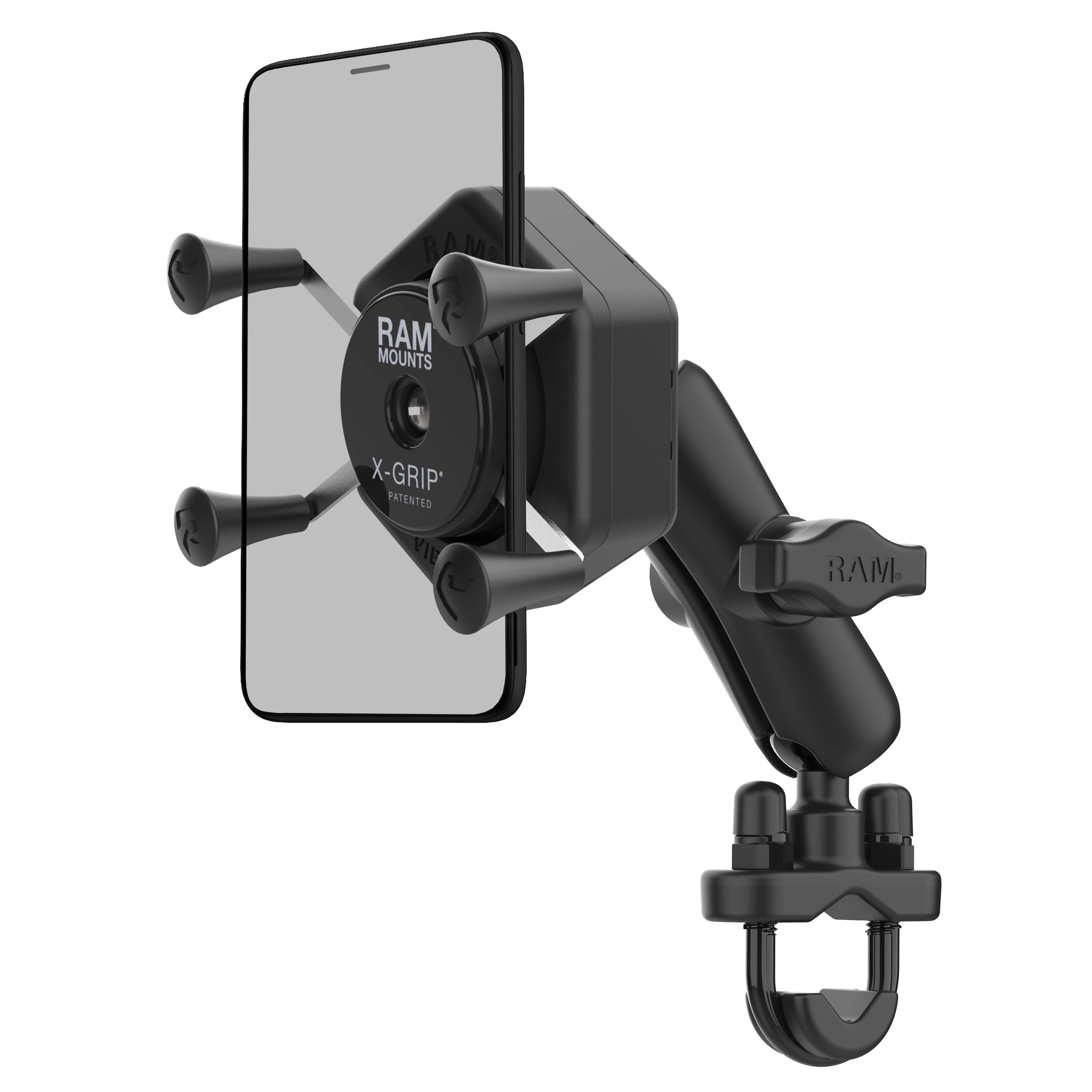 RAM® X-Grip® telefoonhouder met Vibe-Safe™ & U-bout basis - medium