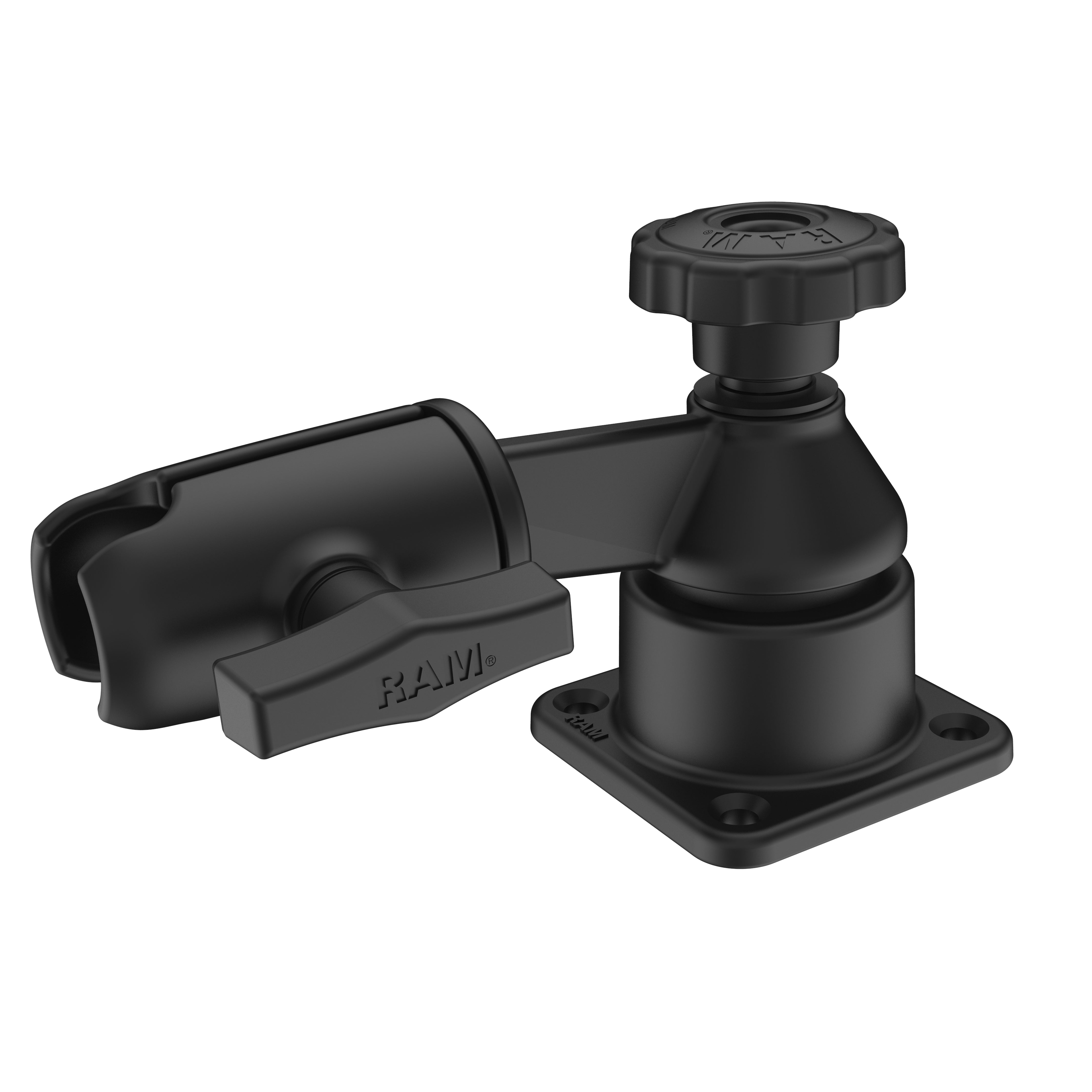 RAM® vandret 6" svingarmsgreb med drejelig koparm