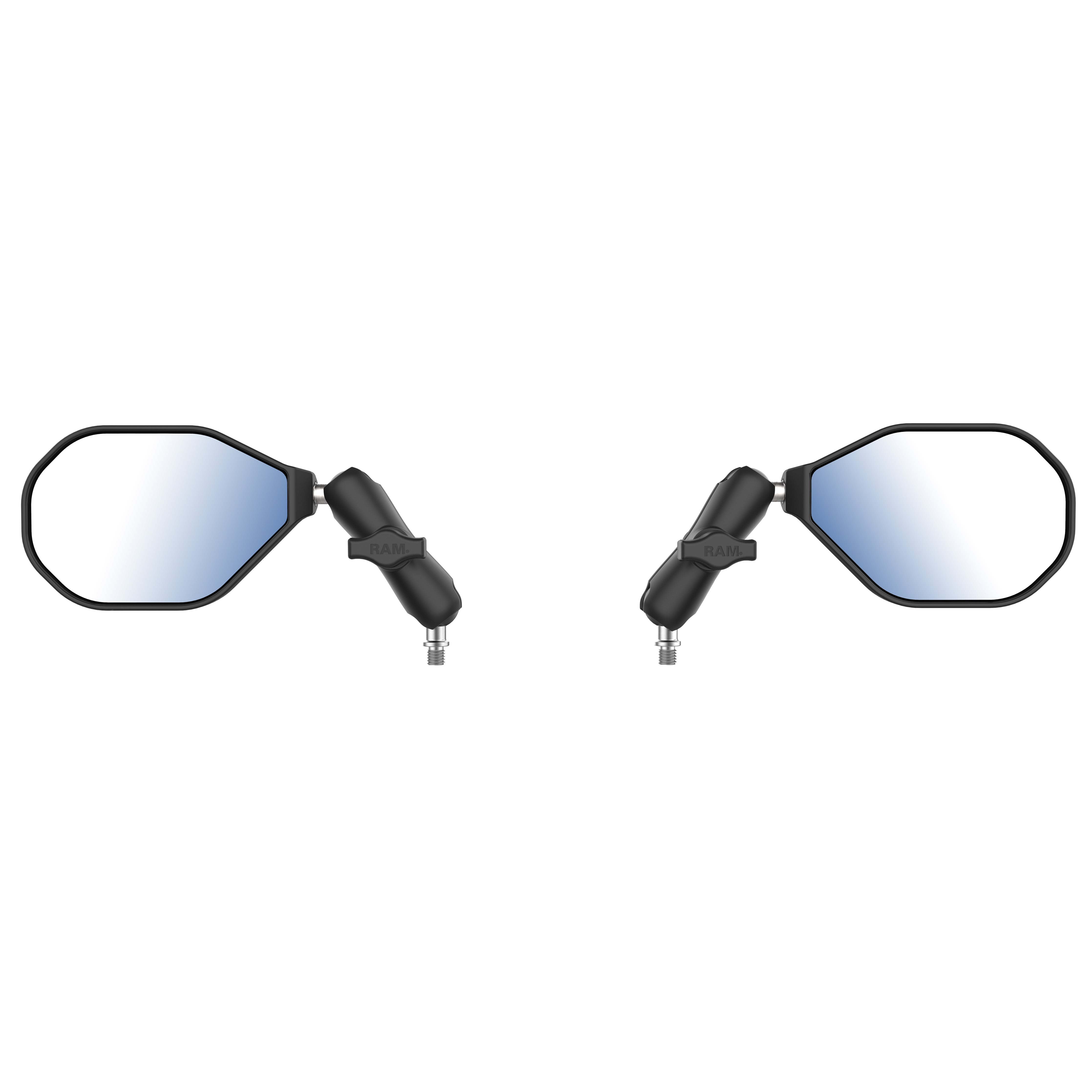 Kit RAM® Tough-Mirror™ avec bases M10-1.25 - bras moyen