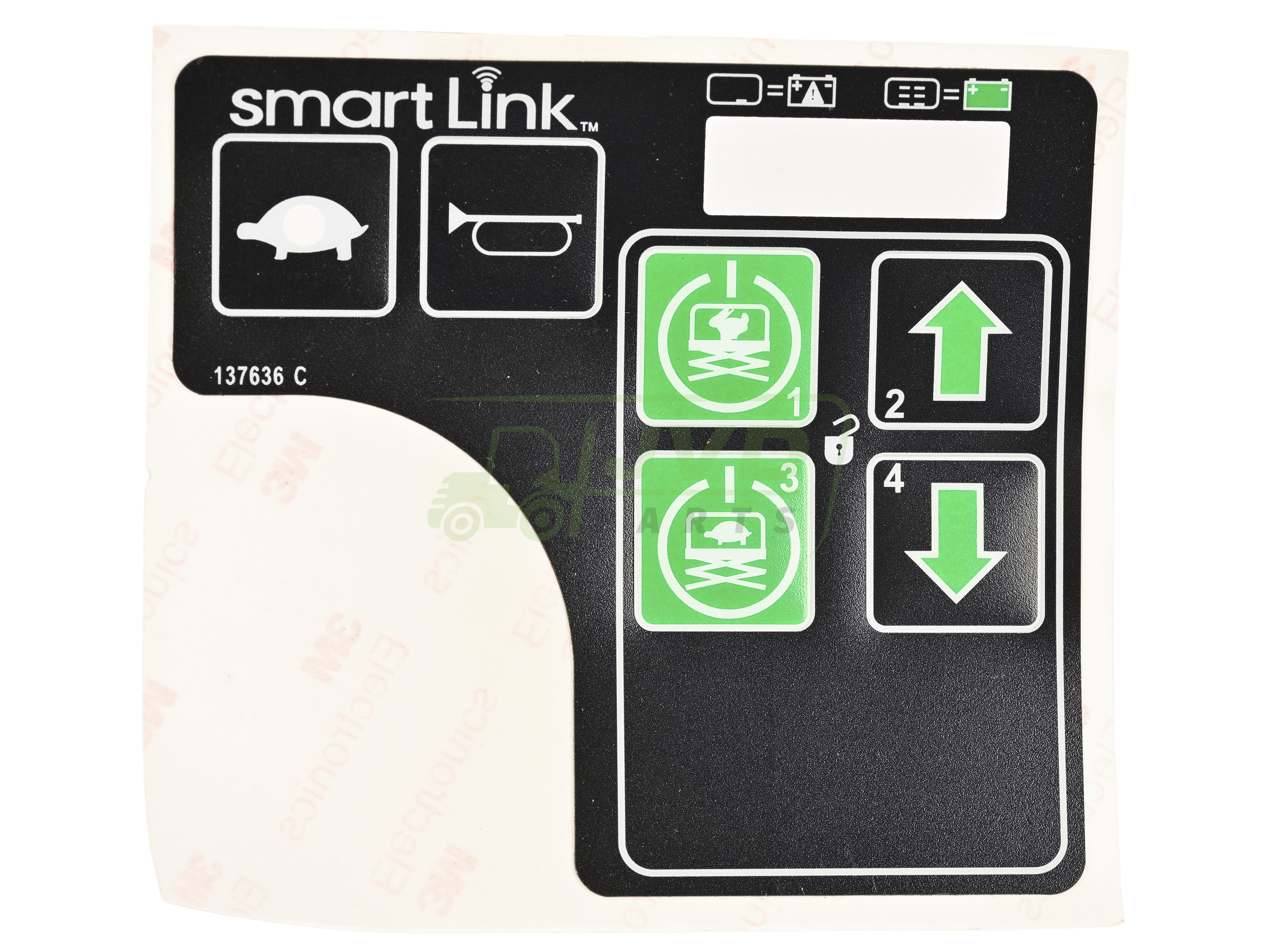 GENIE Decal, control box - 137636 GENIE Decal, control box - 137636