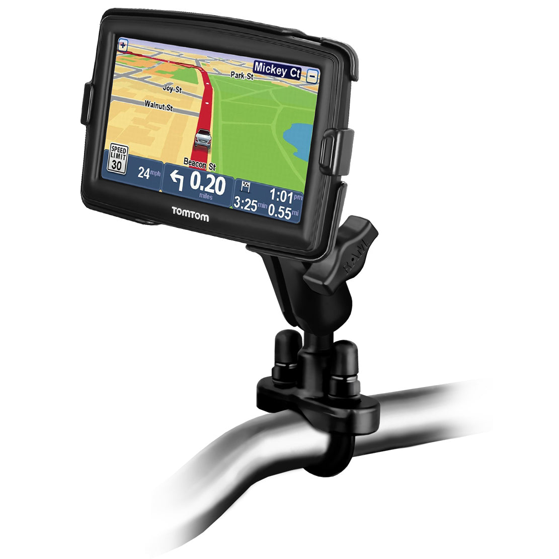 RAM® stuur U-bout houder voor TomTom Start 55, XXL 550 + meer