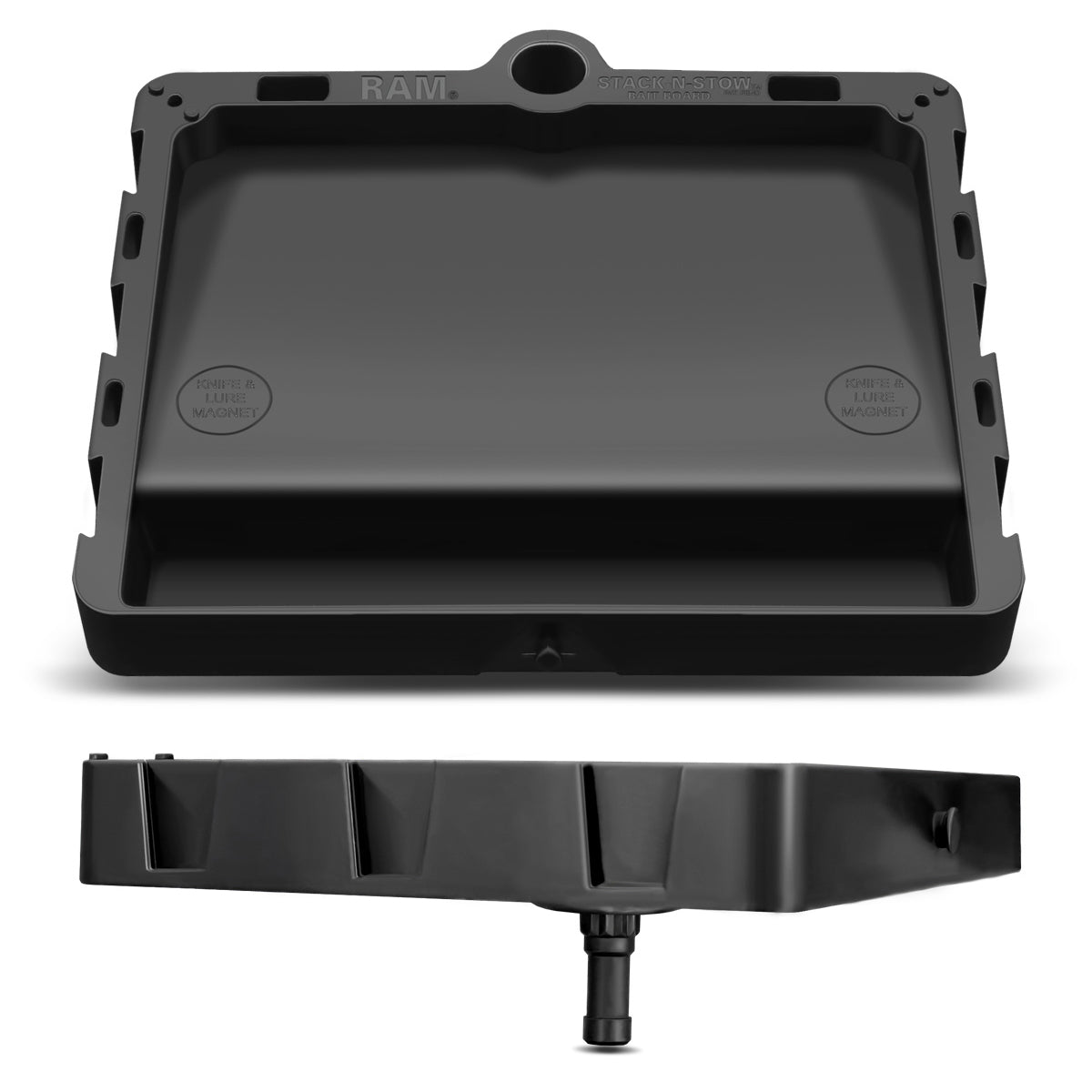Vassoio per esche RAM® Stack-N-Stow™ con montante scanalato