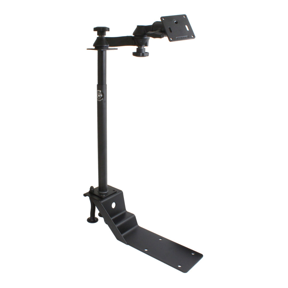 RAM® universele Drill-Down voertuighouder met 75x75mm VESA-plaat
