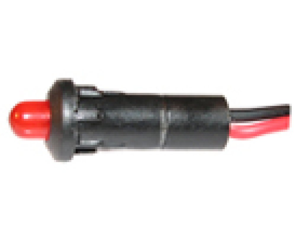 Knipperlicht rood met leiding