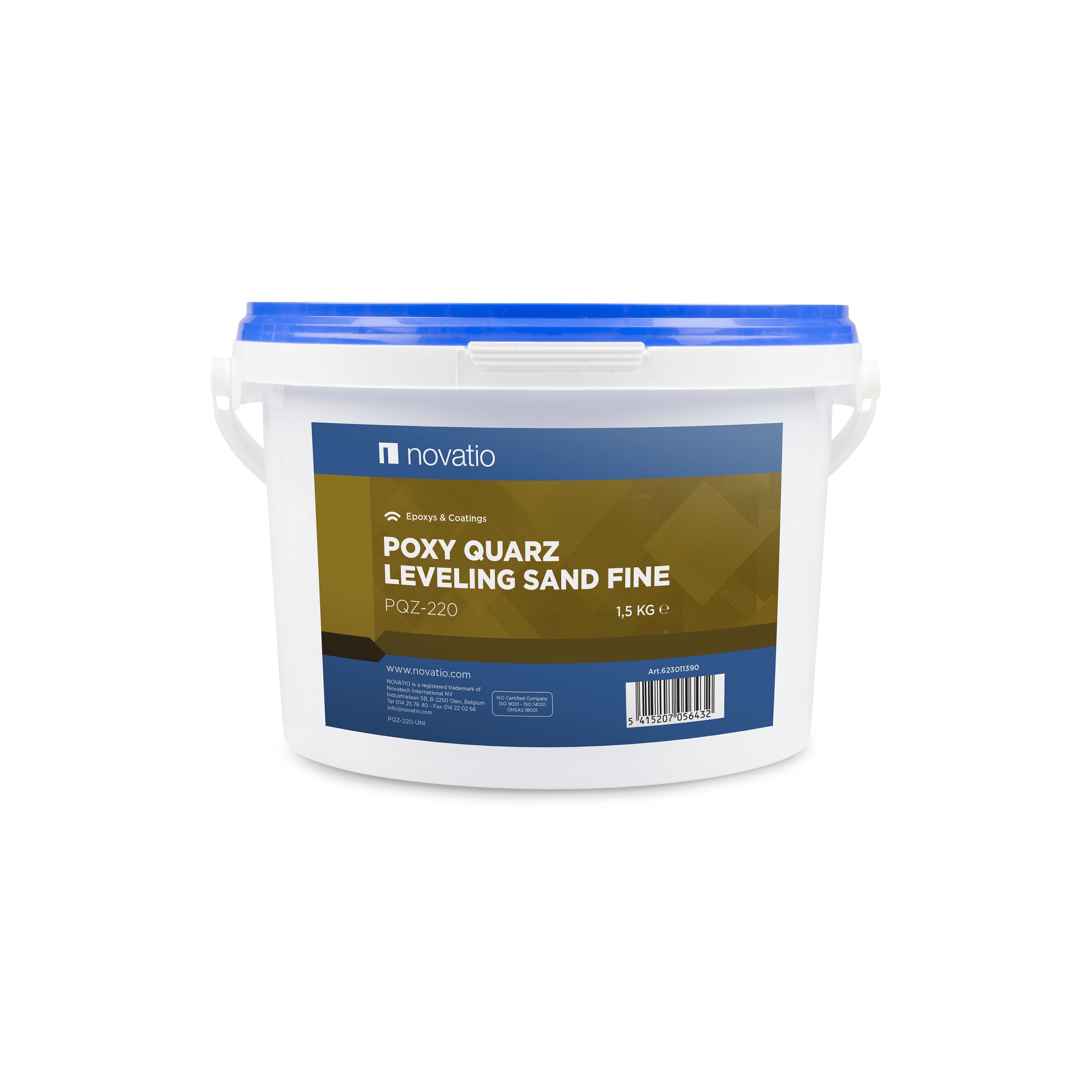 Novatio PQZ-220 Poxy Quarz Sable de nivellement fin - 1,5kg