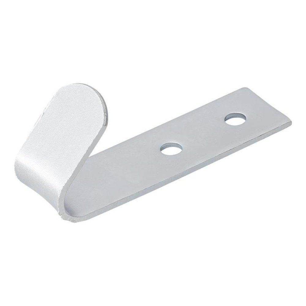 Touwhaak metaal plat 72x21x2mm