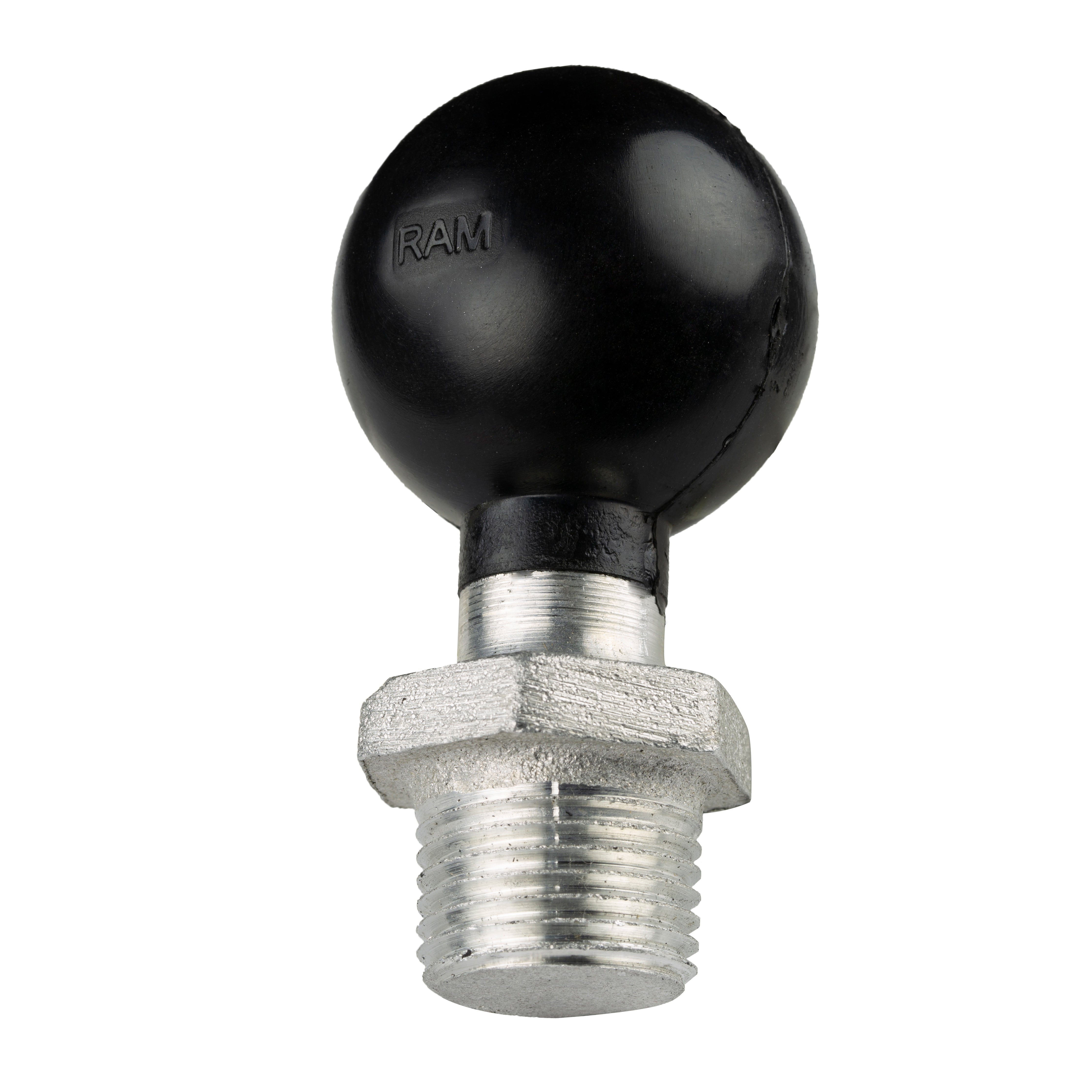 Base à rotule RAM® avec tige filetée mâle 1/2" NPT