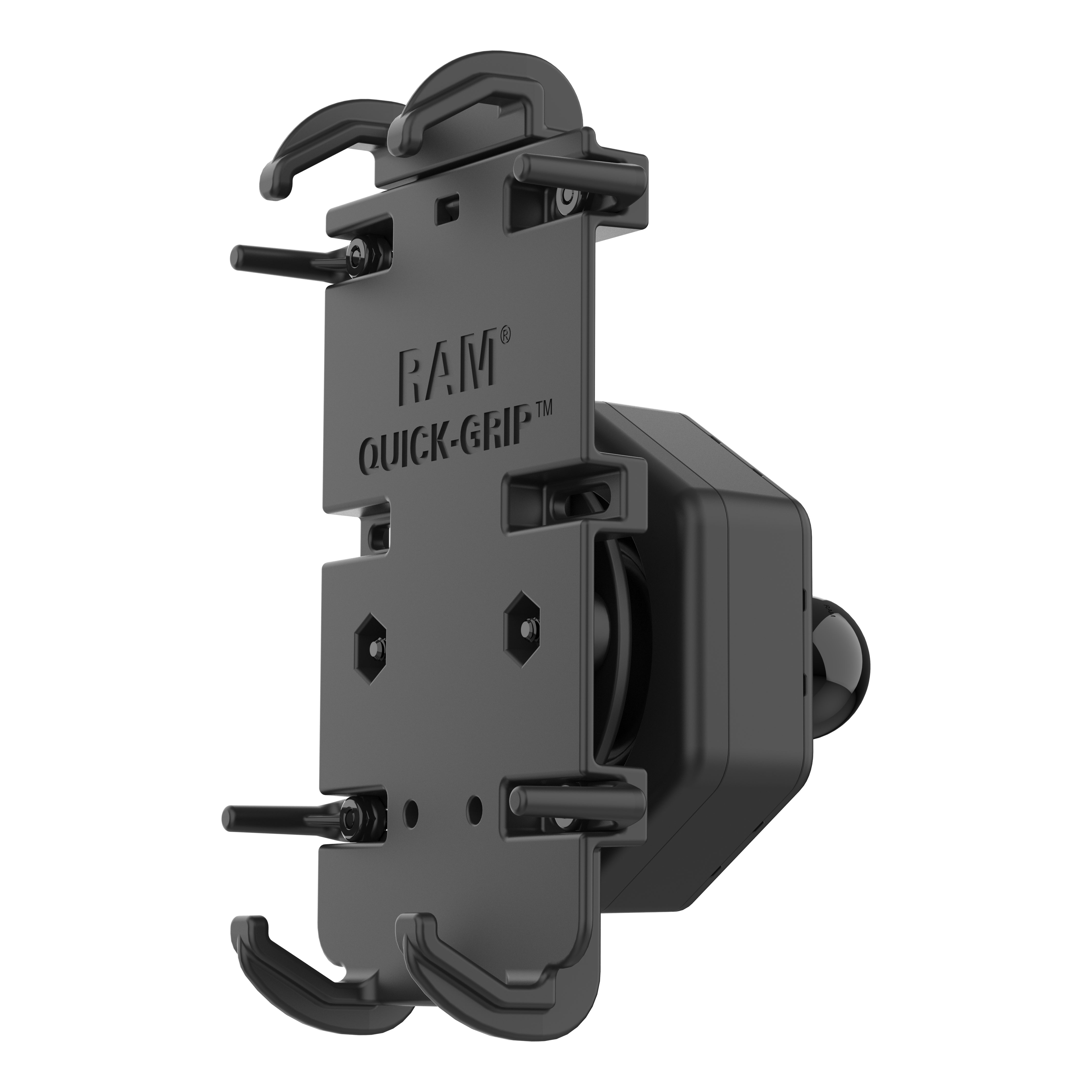 Soporte para teléfono RAM® Quick-Grip™ XL con adaptador Vibe-Safe™ & bola