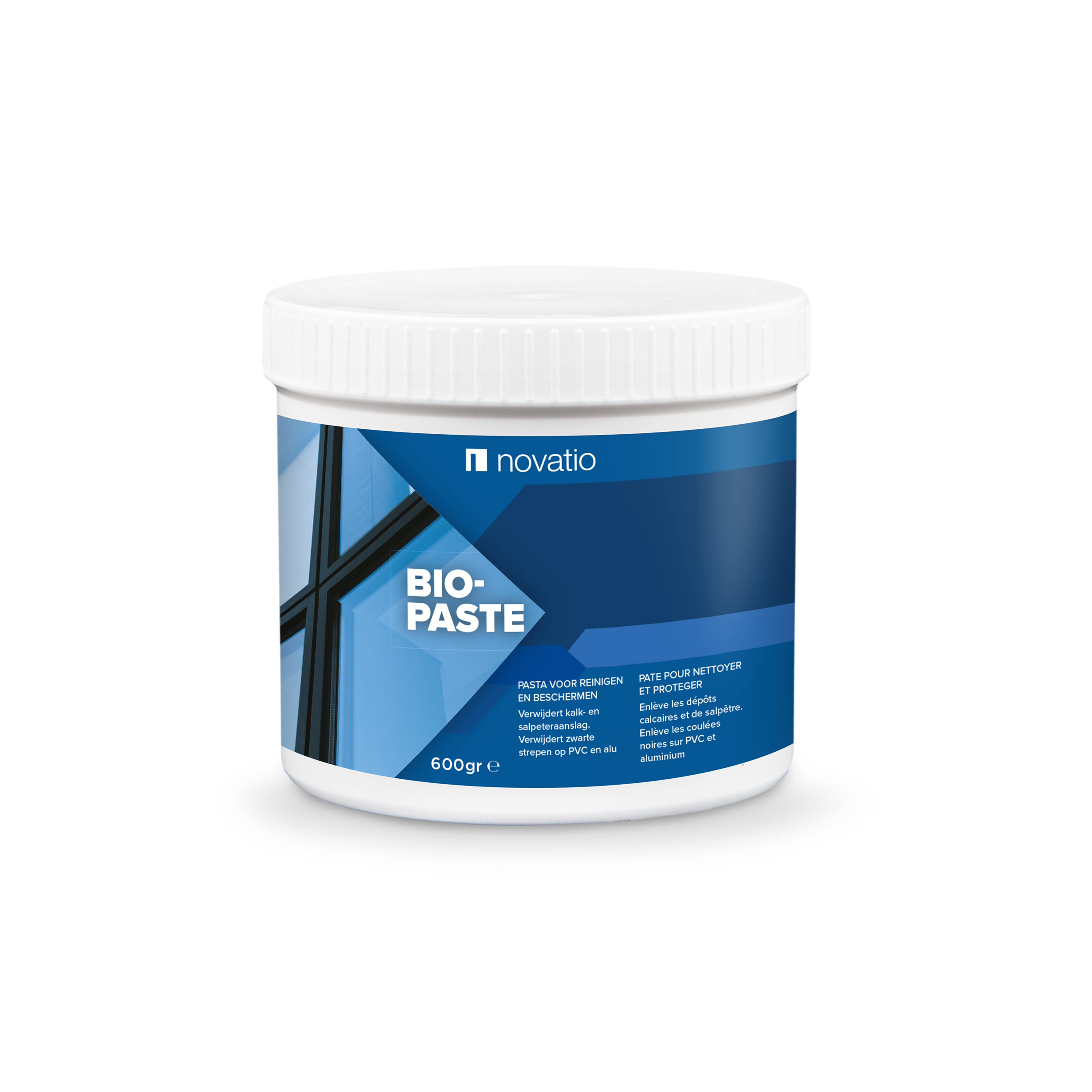 Novatio Bio-Paste Fenêtres et Portes - pot 600 g