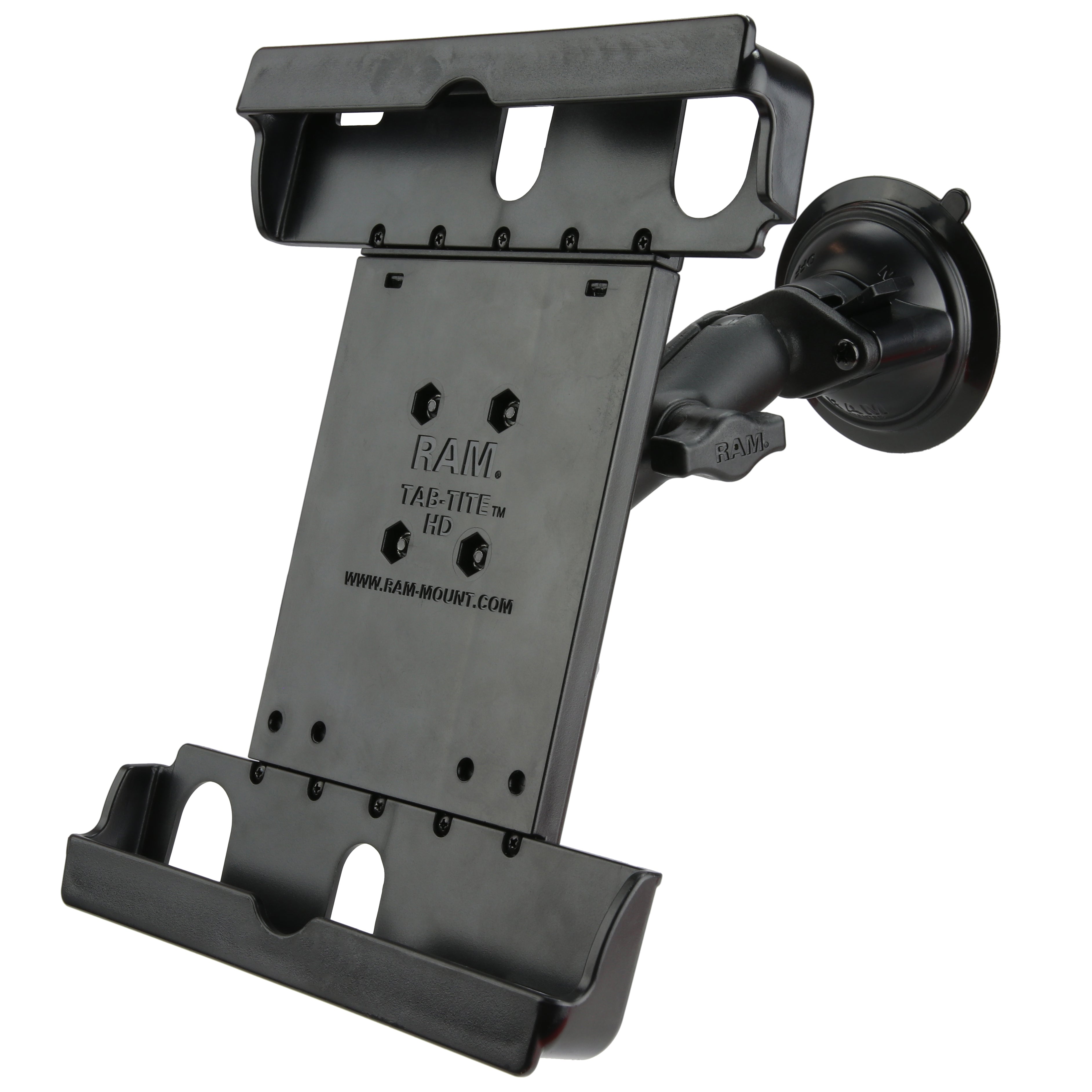 RAM® Tab-Tite™ zuignaphouder voor 9"-10.5" tablets met hoes