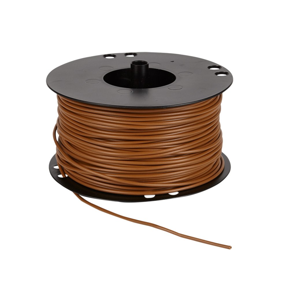 Ledning 1.5mm² 100m spole brun