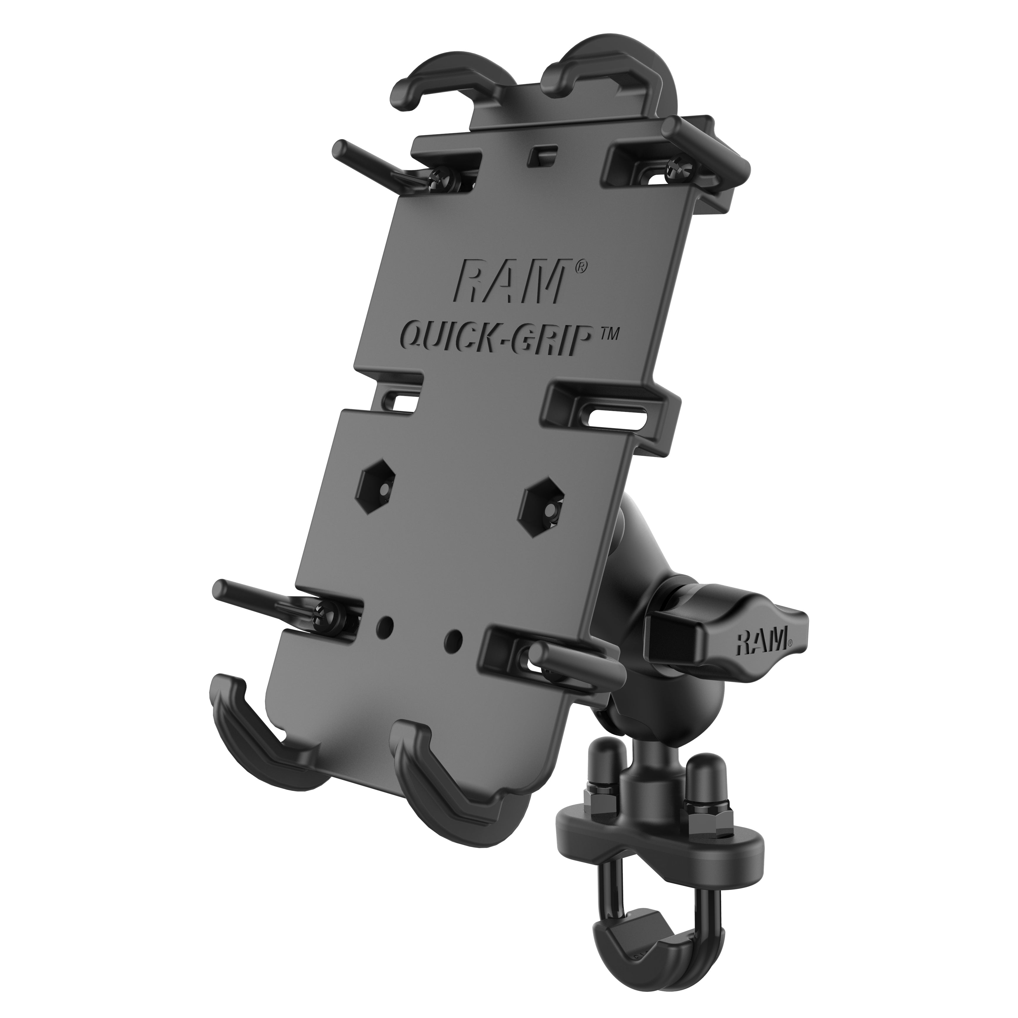 RAM® Quick-Grip™ XL telefoonhouder met stuur-U-boutbasis – kort