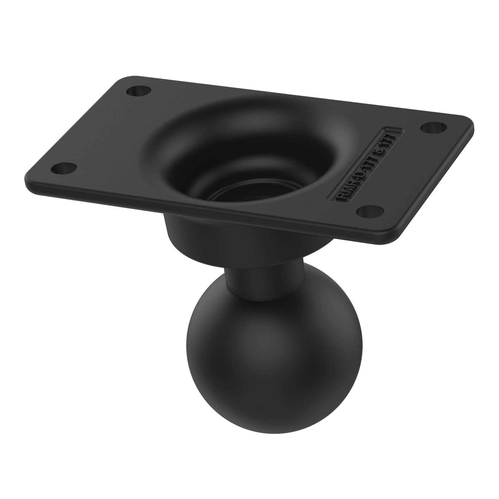 RAM® 50x100mm halve VESA-plaat met kogel - D-formaat