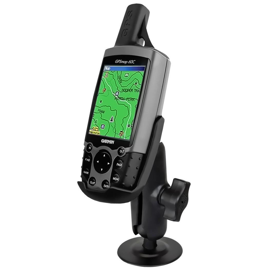 RAM® flexibele plak dubbele kogelhouder voor Garmin Astro 200 + meer
