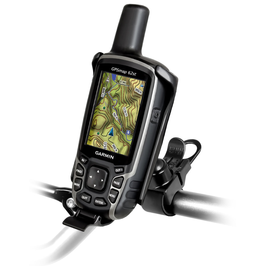 RAM® EZ-Strap™ railhouder voor Garmin Astro 320, GPSMAP 62 & 64 Series