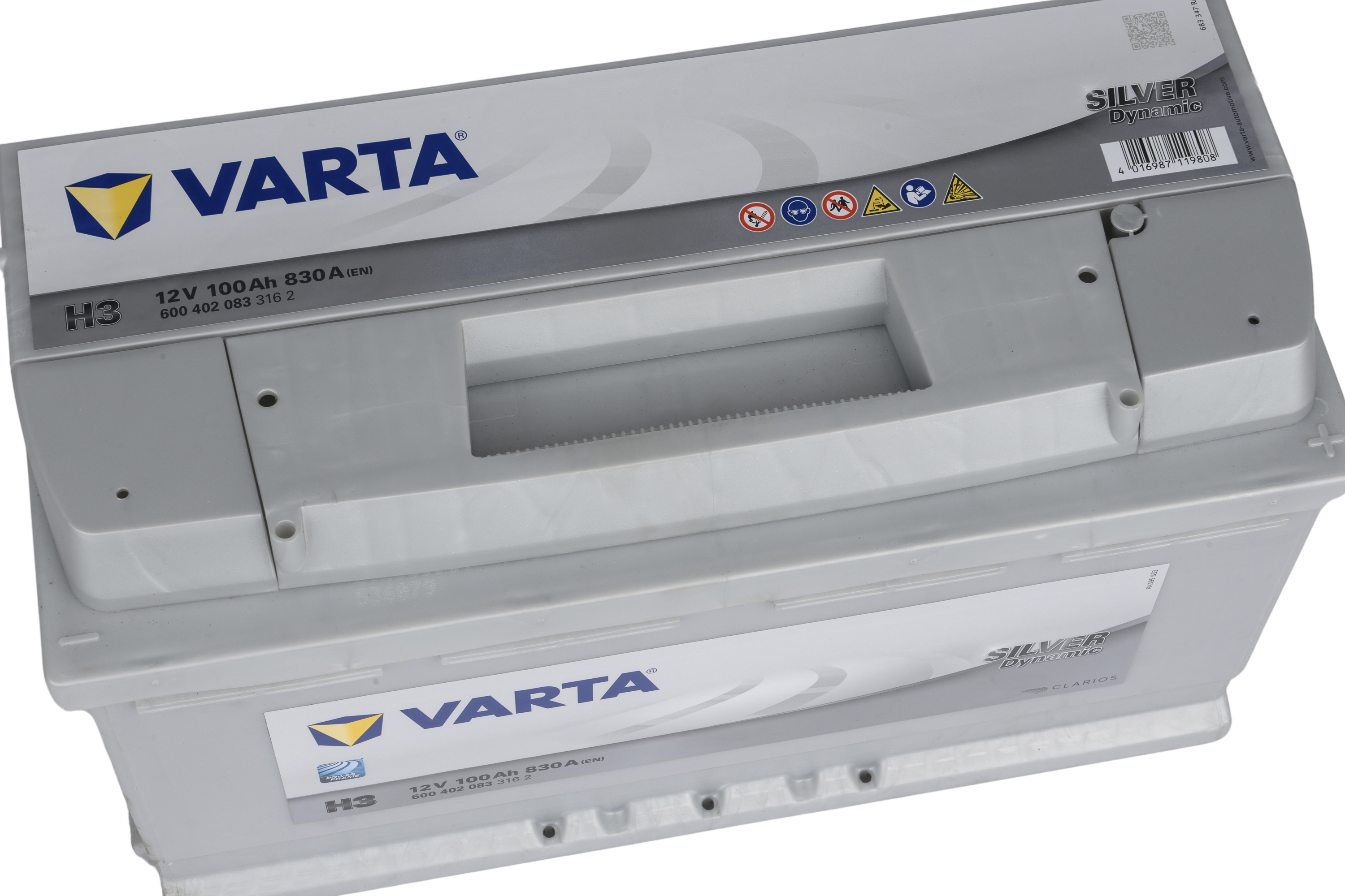 VARTA Battery Silver Dynamic H3 600.402.083 - 12V 100Ah I JVD PARTS