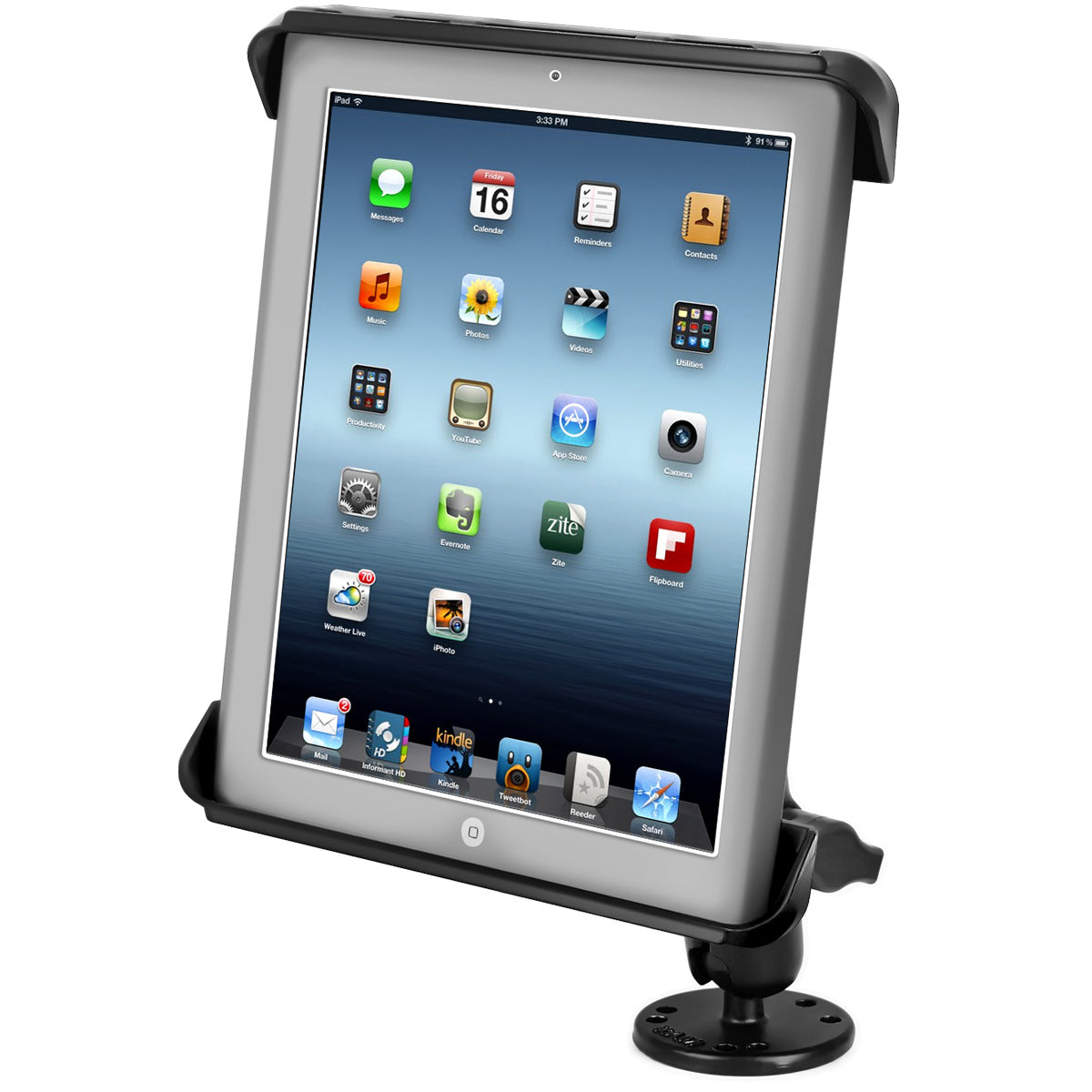 RAM® Tab-Tite™ inschroefhouder voor grote tablets