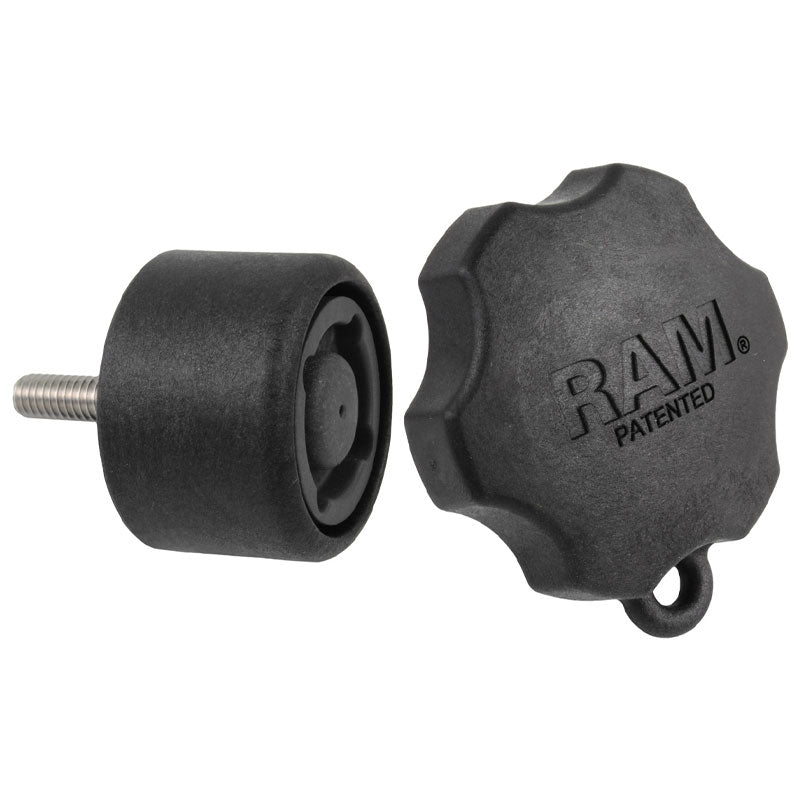 Bouton de sécurité RAM® Pin-Lock™ à 4 broches pour plaques à cardan de bras pivotant