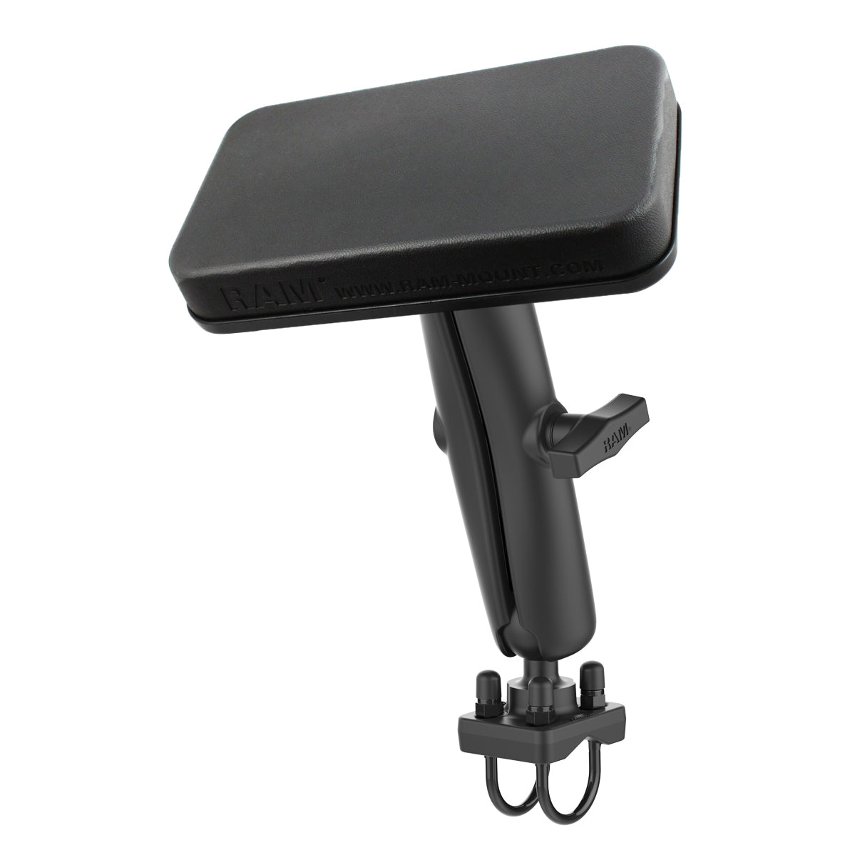 RAM® support à double boulon en U avec dossier pour ATV – format C medium