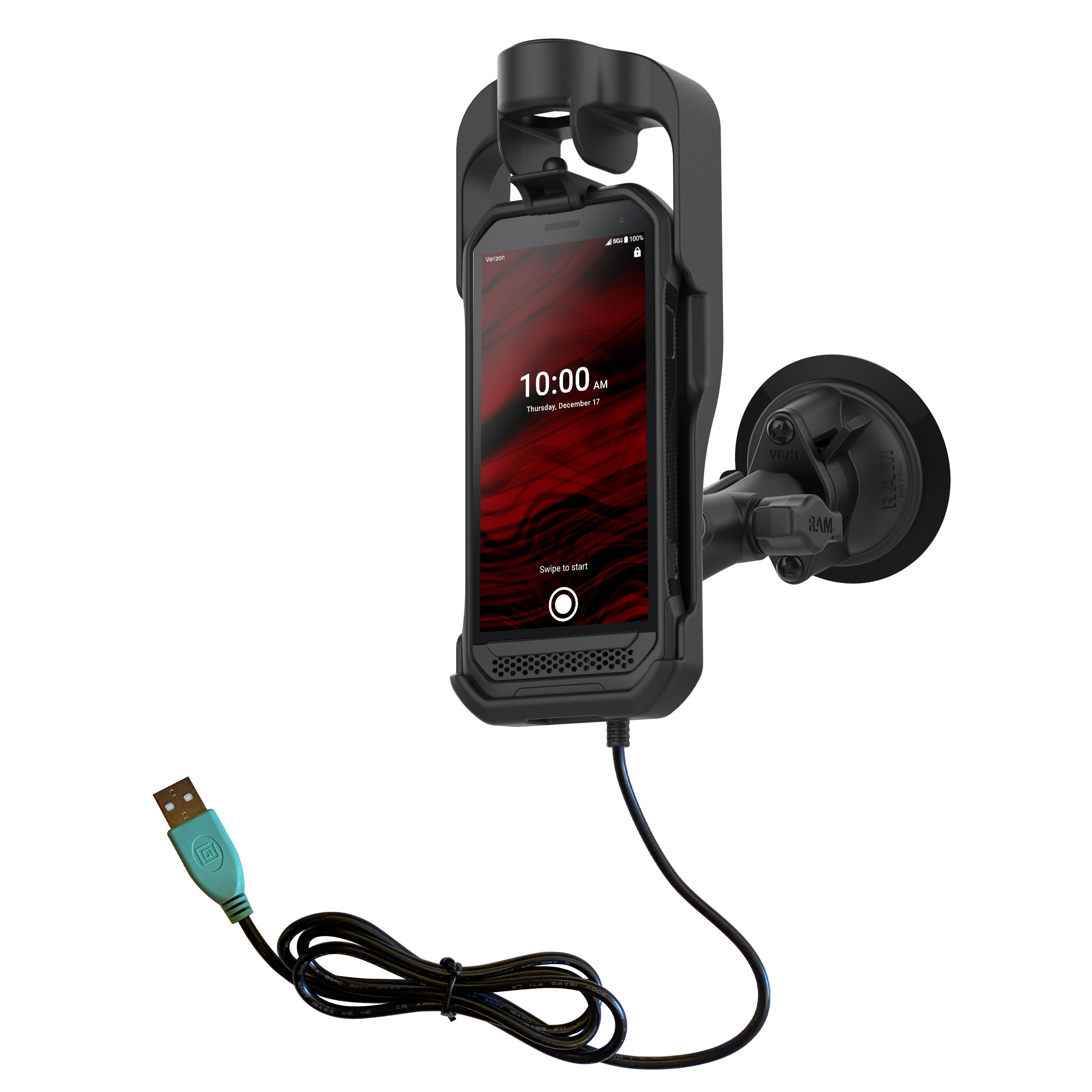 RAM® voeding-zuignaphouder voor Kyocera DuraForce Ultra 5G E7110