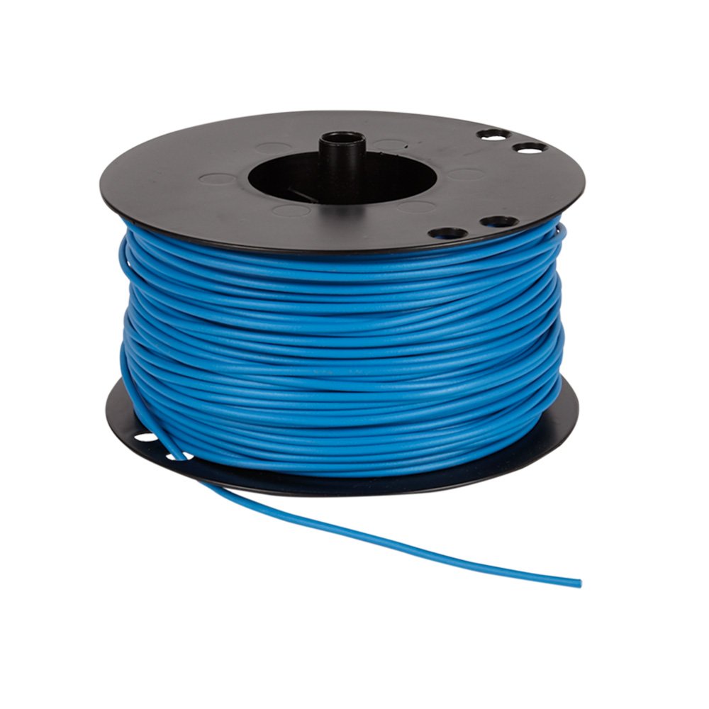 Ledning 1,5mm² 100m spole blå