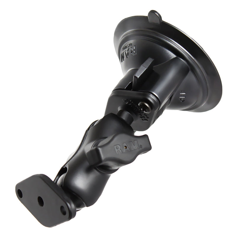 RAM® Twist-Lock™ zuignap dubbele kogelhouder – kort